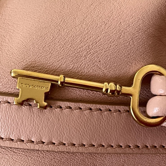 DOLCE & GABBANA Padlock 2-Way Flap Satchel Pink - Picture 5 of 16